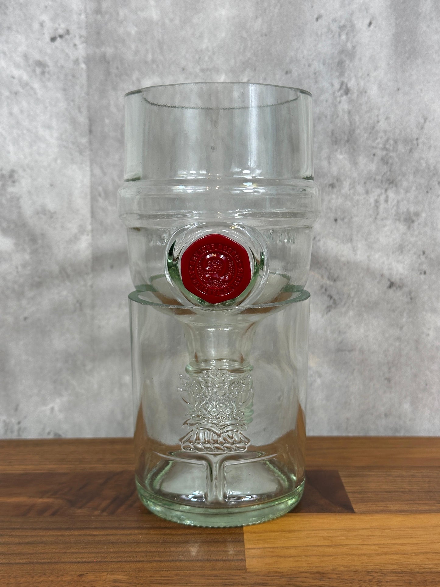 Recycled Bottle Planter (Tanqueray)