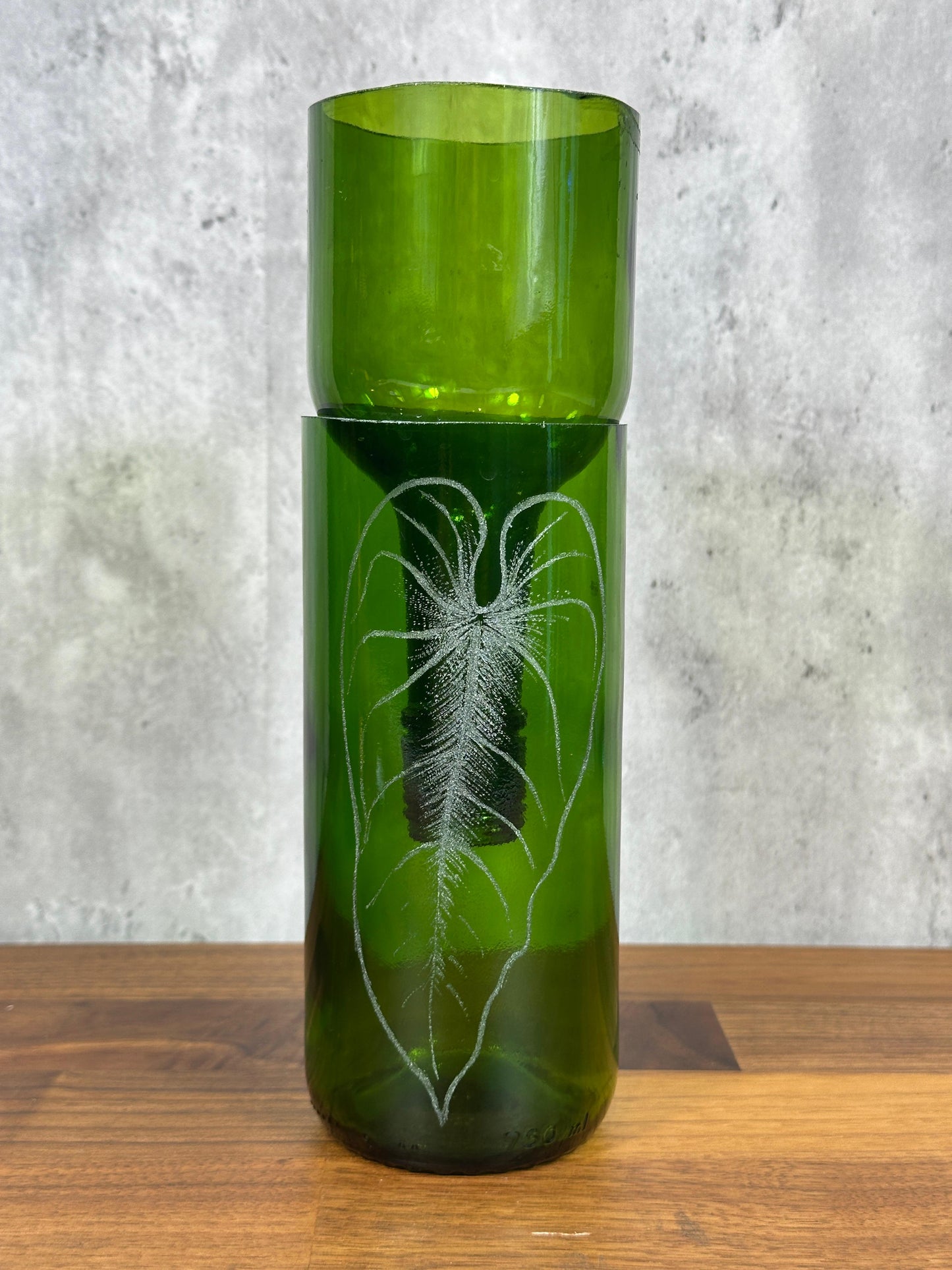Recycled Bottle Planter (1 Litre Wine)