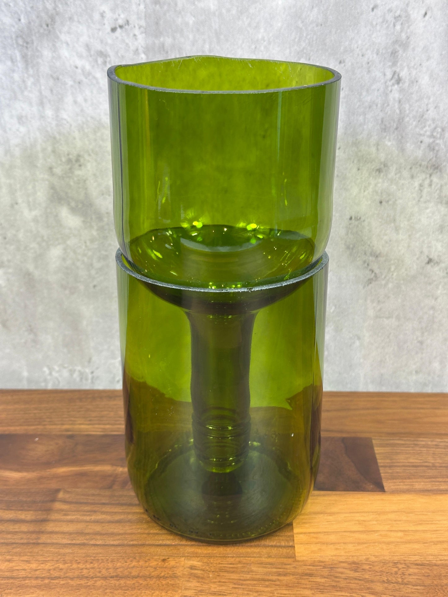 Engraved Bottle Planter -cool beaver (1.5 litre wine)