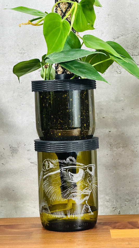 Upcycled Planter - ENGRAVED (1.5 litre)