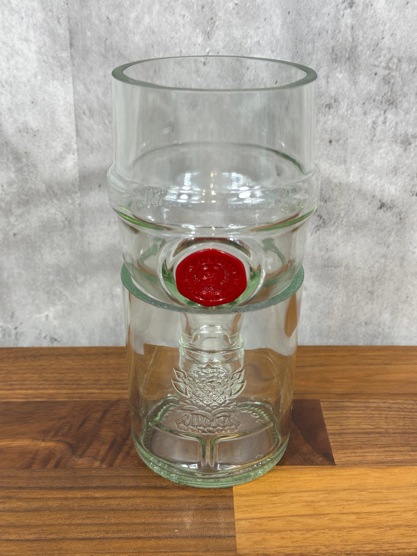 Recycled Bottle Planter (Tanqueray)
